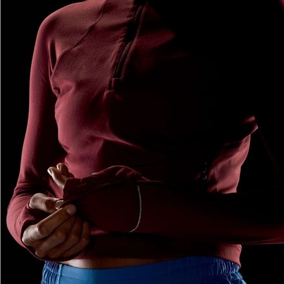 Lululemon It’s Rulu Run Cropped Half Zip - Picture 2 of 5